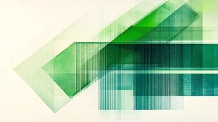 抽象绿色几何图案