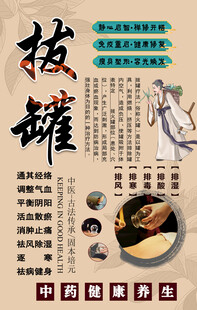 拔罐背景墙