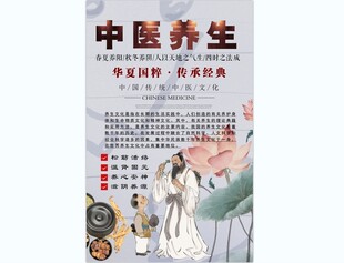 养生之道背景墙