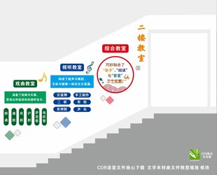 戏曲楼梯文化墙