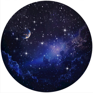 圆形星空吊顶天花软膜