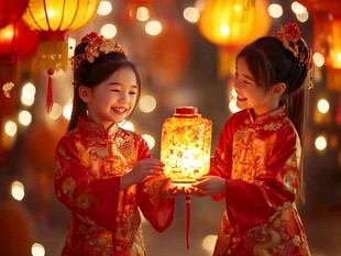 新春佳节 红灯高挂