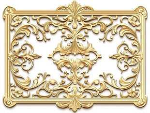 金色巴洛克风格装饰框