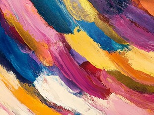 抽象派绘画作品