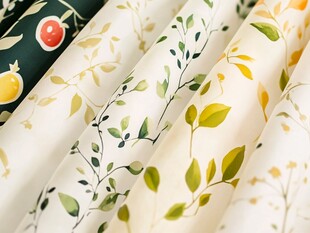 植物图案纺织品系列