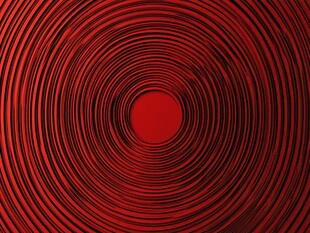 红色圆圈动态图案