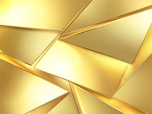 金色几何抽象