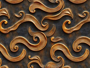 深色木纹浮雕图案