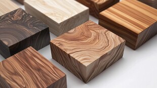 木纹立方体的艺术之美