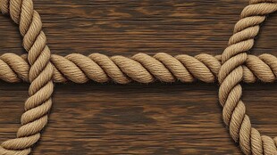 绳索与木纹的相互作用