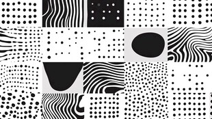 黑白图案的视觉错觉