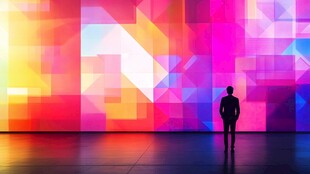 抽象艺术与人像