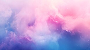 彩色星云抽象画