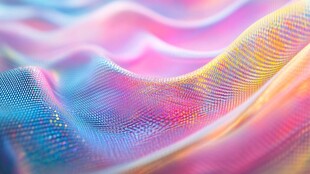 五彩斑斓的抽象画