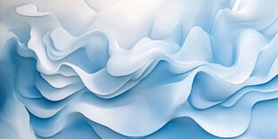 流动的抽象画