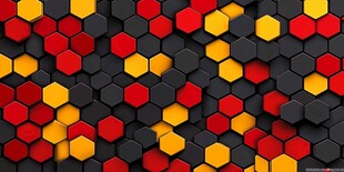 六边形几何图案