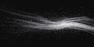 黑暗中的光影舞蹈