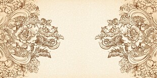 复古花卉图案背景