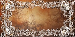 复古蕾丝边框背景