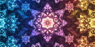 万花筒般的几何图案