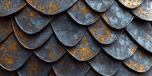 古老的金属鳞片