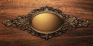 复古金色木质装饰框