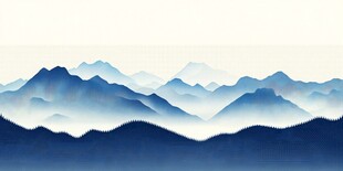 数字艺术山水画