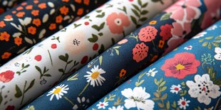 花卉图案布料系列