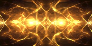 对称的火焰抽象图案