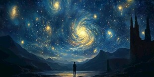 星空下的孤独城堡