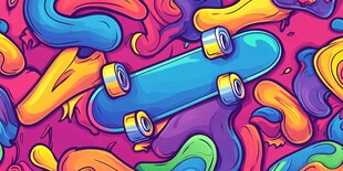 五彩斑斓的滑板世界