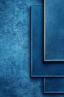 抽象的蓝色几何构图