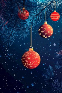 圣诞夜的宁静降临