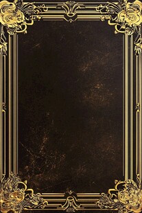 金色复古边框与古老背景