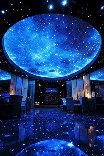星空餐厅的迷人夜晚