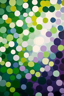 五彩斑斓的圆形图案