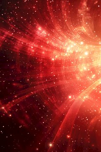 红色宇宙漩涡