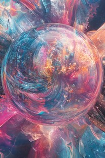 抽象的宇宙之舞