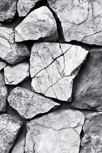 岩石纹理的灰度图像