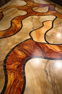 抽象木地板设计