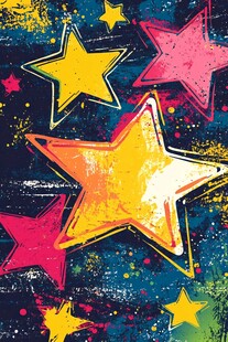 星光璀璨的夜空