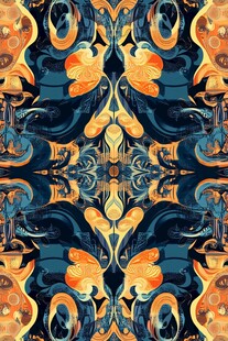 对称的抽象图案