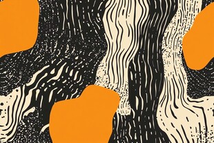 抽象表现主义风格的图案