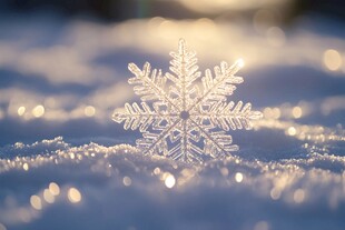 雪花晶莹