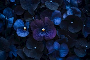 神秘蓝紫花海