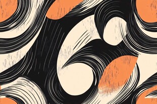 抽象表现主义风格的图案