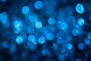 蓝色光斑的抽象美