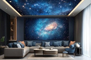 银河主题客厅