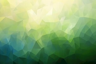 几何图形的绿色渐变背景