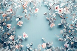 春日里 花瓣飘舞的宁静之境